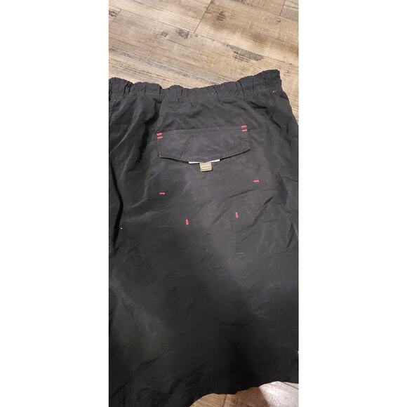 Vintage IZOD PFX Black & Red Nylon Swim Surf Trunks Shorts Mens XL. 2107 - Picture 7 of 7